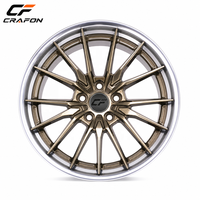 Jantes forgées CF Matte Bronze 19 20 21 pouces 5x112 compatibles avec BMW M3 G80 M4 G82 M2 G87 G83 G81 Personnalisées ODM
