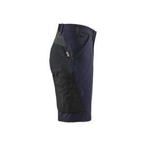 BLAKLADER - 712316458699C32 Women's Service <b>shorts</b> with 4-way <b>stretch</b> Dark navy/Black - EAN 7330509822784 <b>WORK</b> TROUSERS - Product Image 3