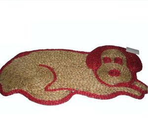 Alfombra Moderna Ecológica Hecha a Mano con Mezcla de Jacinto de Agua y Estampado Animal, Textura Única, para Uso Doméstico, Oferta Global al por Mayor - Product Image 1