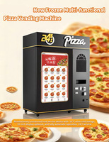 Máquina Expendedora de Pizza Automática 24H, Estación de Comida Caliente Inteligente de Autoservicio con Horno Integrado y Sistema de Monitoreo Remoto