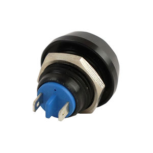 Pin de soldadura de 12mm, botón de inicio momentáneo impermeable, interruptor redondo sellado, negro - Product Image 6