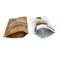 Sachets Doypack mats colorés multi-tailles en vrac, imprimés par gravure, recyclables et refermables en Mylar pour produits secs, aliments pour animaux et gelées