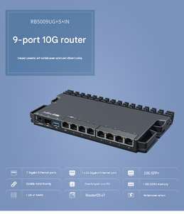 <span class=keywords><strong>RB5009UG</strong></span>+<span class=keywords><strong>S</strong></span>+<span class=keywords><strong>IN</strong></span> Router Inteligente Cableado de 10 Gigabits y 9 Puertos con Rendimiento de Grado Empresarial para Redes Domésticas Modernas - Product Image 3