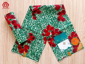 Nouveautés 100% ACI: Tissus Africains en Coton Ciré 2+4 Yards, Tissus Ankara en Cire Dorée 100% Coton, <span class=keywords><strong>Pagne</strong></span> Original <span class=keywords><strong>Hollandais</strong></span> - Product Image 5