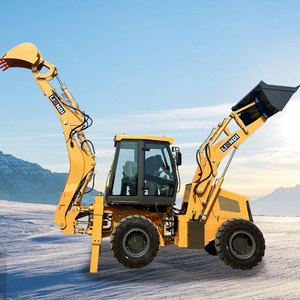 Fabrikant 4X4 Retro Excavadora China Wiel Mini Graafmachine Backhoe Loader - Product Image 4