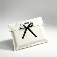 Pochette de protection en toile de coton pliable multi-tailles de qualité supérieure avec logo personnalisé imprimé pour bijoux et lunettes de soleil