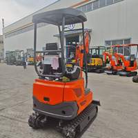 Mini-excavatrice ME18-2, pelle compacte avec tarière optionnelle pour le forage de trous, la plantation d'arbres et l'installation de poteaux