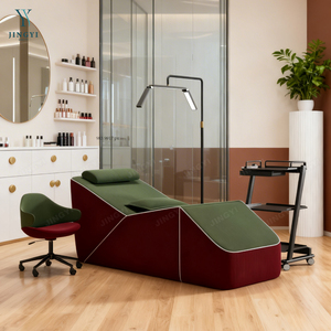 سرير تجميل منحني من JingYi لصالونات التجميل، طاولة تدليك قابلة للإمالة، سرير تمديد الرموش، أريكة تدليك للوجه والجمال - Product Image 2