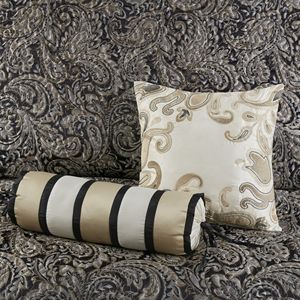 DB Luxury 5-Piece Jacquard <b>Bedspread</b> Set Floral Embroidery Quilted Throw Pillows <b>Single</b> Size for Home Use Customized for Living - Product Image 2