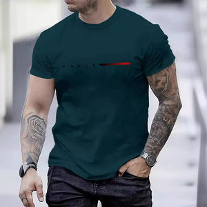 Camisetas Personalizadas de Punto para Hombre, Casuales, de Manga Corta, Transpirables y Ecológicas para Uso en Exteriores de Verano - Product Image 2