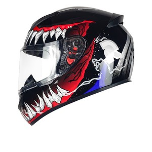 2025 nouvelle couleur correspondant ABS matériel DOT Certification intégral casque de moto fabricant cheveux raides prix génial - Product Image 2