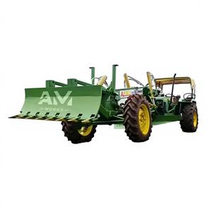 เกรดเดอร์ติดรถแทรกเตอร์ โครงสร้างเหล็กอ่อน ใบเกรดเดอร์ 10 ฟุต ค่าบำรุงรักษาต่ำ - Product Image 1
