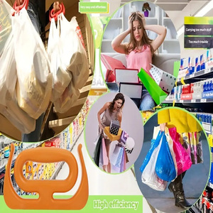 Water <b>Bucket</b> Lifter Orange <b>Plastic</b> Portable Handle For Household Use - Product Image 2