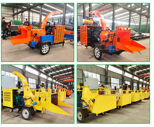 Hot New phát hành 40hp gỗ chipper Shredder thủy lực cho ăn gỗ di động chi nhánh spliter tự Powered <span class=keywords><strong>log</strong></span> spliter rừng máy - Product Image 4