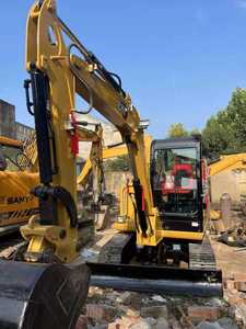 Mini-excavatrice sur chenilles d'occasion Caterpillar CAT306 de 6 tonnes avec certification CE, machine de terrassement, excavatrice d'occasion, accessoire tarière - Product Image 3