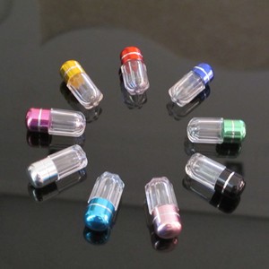 <strong>Small</strong> <strong>Plastic</strong> <strong>Bottle</strong> Empty Pill Capsule <strong>Bottle</strong> with Aluminum Cap - Product Image 6