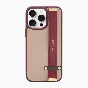 하이 퀄리티 아이폰 15 promax 케이스 가죽 새로 출시 중국 전화 케이스 제조 업체 충격 방지 휴대 전화 케이스