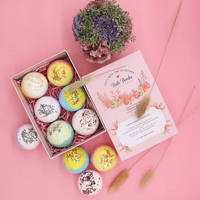Bombes de bain moussantes végétaliennes artisanales OEM, billes de sel riches en huiles essentielles naturelles, soin de la peau, huile de chanvre effervescente, SPA relaxant, douche colorée
