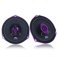 Par de modificación de audio de coche de bocina coaxial de 6,5 pulgadas al por mayor de diseño de altavoz de bocina triangular de aluminio