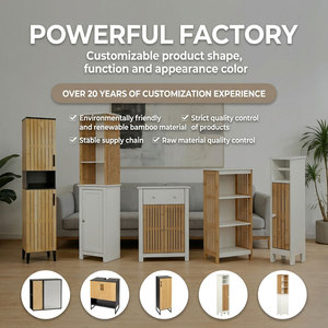 Freestanding Bamboo <strong>Corner</strong> Rack 3 Tier MDF Shelves <strong>Bathroom</strong> <strong>Corner</strong> <strong>Storage</strong> Shelving <strong>Unit</strong> for Home Organization - Product Image 6