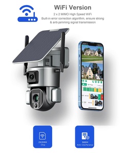 Fuvision Y5กล้องเครือข่าย IP พลังงานแสงอาทิตย์4G พร้อมซิมการ์ดสีดำปรับแต่งโลโก้ OEM 20000 mAh รองรับการซูม20X - Product Image 5