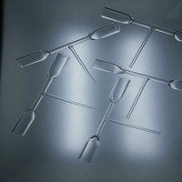 Tubo de Cuarzo de Doble Espiral para Condensador, Resistente a Altas Temperaturas, Bobina de Cuarzo Fundido para Equipos de Laboratorio