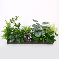 Plante verte simulée à fleurs Fausse plante à fleurs Paysage Intérieur Fenêtre Décoration Fleur simulée Aménagement paysager