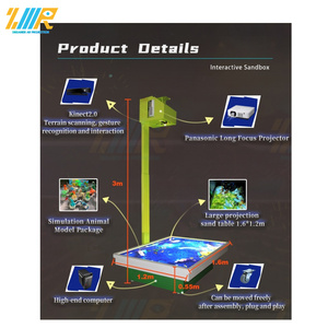 Hot Bán Công Viên Giải Trí Trò Chơi Chiếu Ma Thuật Cát Bảng Tương Tác Máy Chiếu Biển Tăng Cường Thực Tế Sandbox Chiếu - Product Image 5
