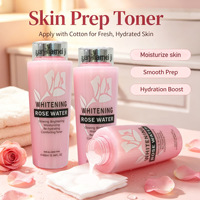 Toner Wajah 450ml untuk Wanita, Melembapkan, Mencerahkan, Mengontrol Minyak, Membuat Wajah Bercahaya, Esens Pelembap, Toner Air Mawar Pink
