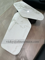 Vente directe d'usine de carreaux de marbre blanc africain Bianco Rhino