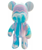 Kit de peinture Fluid Bear, Art de coulée acrylique, Figurine, Pigment multicolore à mélanger, Décoration créative pour la maison, Cadeau, Jouet