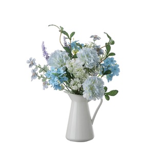 Escuchando el Viento, Ramo de Claveles Artificiales, Plástico Azul, Decoración para Bodas y Hogar CF01286 - Product Image 5