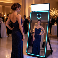 Photomaton Espejo Magico de 70 pouces avec écran tactile de 32/43 pouces, miroir magique, photomaton en libre-service pour mariage, fête et événements