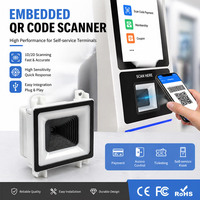 Système d'inventaire, lecteur de codes-barres YJ-ES228 1D 2D RS232, module de lecteur de codes-barres QR en stock