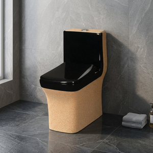 WC monobloc en céramique personnalisé de style américain, fabriqué en Chine par Vistaar, en porcelaine vitrifiée décorative - Product Image 6