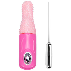 Powerful Licking Rose Tongue <strong>Vibrator</strong> Massage Clit Nipple Long <strong>Pink</strong> Vibrating Tongue <strong>Vibrator</strong> for Woman - Product Image 4