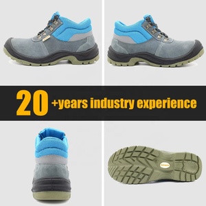 Scarpe Antinfortunistiche Tiger Master per Uomo, Economiche, con Punta in Acciaio Antiurto, Antiperforazione, in Pelle Scamosciata Blu, Antiscivolo, Resistenti all'Olio, Suola in PU - Product Image 2