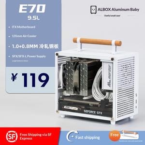 Gabinete de PC <span class=keywords><strong>ALBOX</strong></span> de Torre Completa Mini-ITX, Inserción Directa, Fuente de Alimentación SFX, 9L, Portátil, Mini, No A4C24U35 - Product Image 5