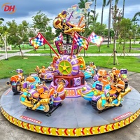 Manège de fête foraine : Moto tournante en fibre de verre, 18 places, équipement d'amusement pour foire locale, vente en gros