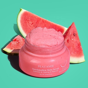 <span class=keywords><strong>Gommage</strong></span> Corporel Naturel Végétalien aux Fruits, Sel de l'Himalaya Exfoliant, à la Guimauve et à la Pastèque Juteuse – Vente en Gros - Product Image 1