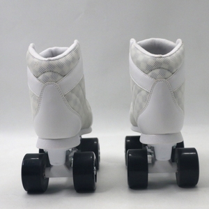 Patines <span class=keywords><strong>de</strong></span> Cuatro Ruedas Transpirables <span class=keywords><strong>de</strong></span> Malla, Patines <span class=keywords><strong>de</strong></span> Cuatro Ruedas Blancos con Cuadros Verdes y Ruedas <span class=keywords><strong>de</strong></span> PU - Product Image 6