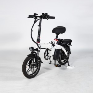 Vélo électrique pliable en aluminium de 14 pouces, moteur sans balais à moyeu arrière, 250 W, 40 km/h, batterie 48 V 10 Ah, modèle Travel Hb1, directement de l'usine - Product Image 6