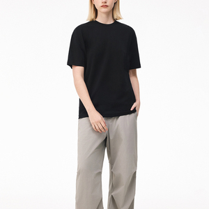T-shirt sportiva estiva casual leggera e traspirante da donna e unisex, personalizzabile, ad asciugatura rapida, fresca, oversize, in Lyocell e Lino, da uomo - Product Image 2
