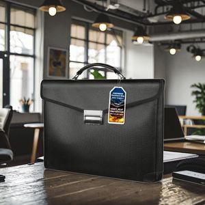Bolsa Organizadora para Documentos y Portátil de Silicona, Profesional, Moderna, Resistente al Agua y al Fuego, con Diseño Multifuncional - Product Image 1