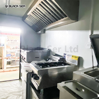 Remorque alimentaire multifonctionnelle Café avec équipement de cuisson Pizza Hamburger Camper Cart Remorque alimentaire mobile pour boulangerie à vendre
