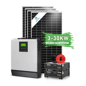 Off-Grid-Solarsysteme 10 kW kompletter Solarwechselrichter Solarstromsystem für zuhause Solarenergiesysteme Solarstromsystem für heimgebrauch