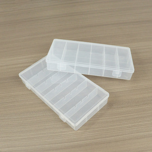 Transparent Component Box 6 Grids 21x10.8x3cm With Lid For Desktop Storage Parts Organizing Tool Box - Product Image 4