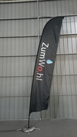 Drapeaux à franges personnalisés en polyester pour la route, le jardin, la plage, nouveaux drapeaux promotionnels populaires pour l'extérieur, support de bannière personnalisé