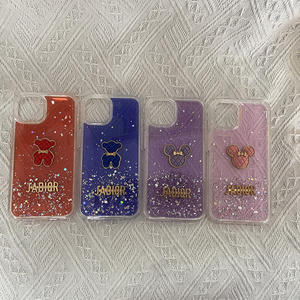 Luxe paillettes liquide bling clair tpu pc <span class=keywords><strong>mickey</strong></span> mouse accessoires <span class=keywords><strong>coque</strong></span> de téléphone pour iphone 15 pro max plus 14 pro 13 12 - Product Image 6