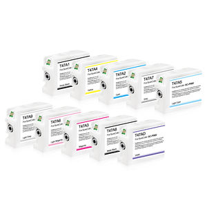 Cartouche d'encre compatible Supercolor 10 couleurs avec encre pigmentée avec puce pour <span class=keywords><strong>EPSON</strong></span> T47A1-T47A9 T47AD pour <span class=keywords><strong>EPSON</strong></span> SC-<span class=keywords><strong>P900</strong></span> - Product Image 1